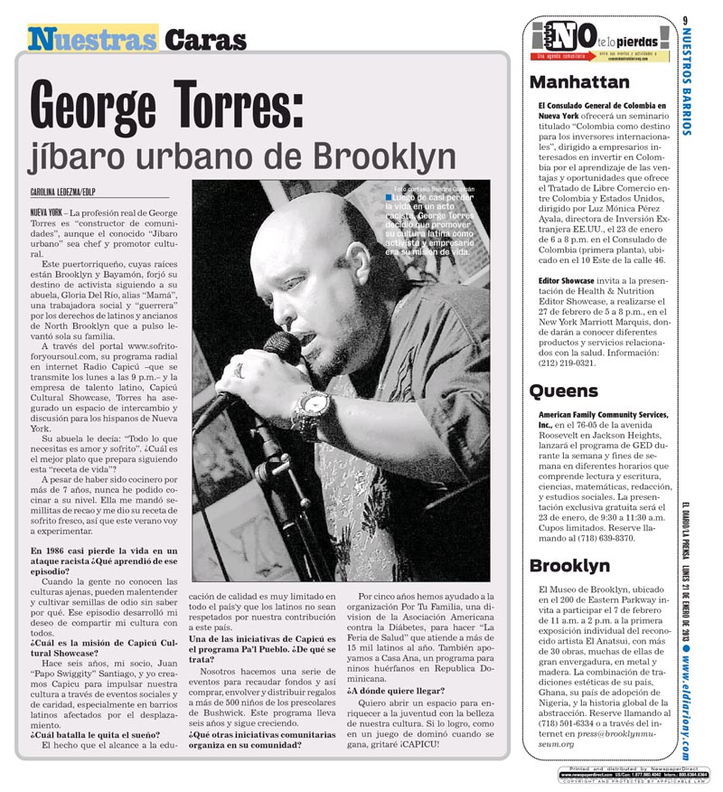 El Diario De La Prensa Talks #CapicuCulture